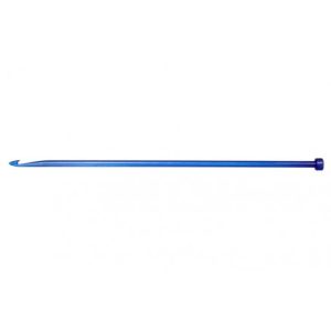 KnitPro Trendz Enkelt Hæklenål Akryl 30cm 6,50mm Blue til Tunesisk hæk