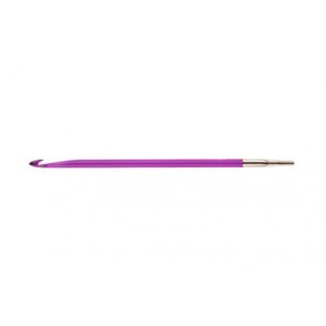 KnitPro Trendz Udskiftelige Hæklenåle Akryl 5,00mm Violet til Tunesisk