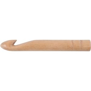 Hæklenål, nr. 30 , L: 23 cm, birk, 1 stk.